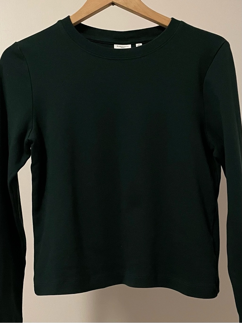 Babaton Forest Green Long Sleeve Top